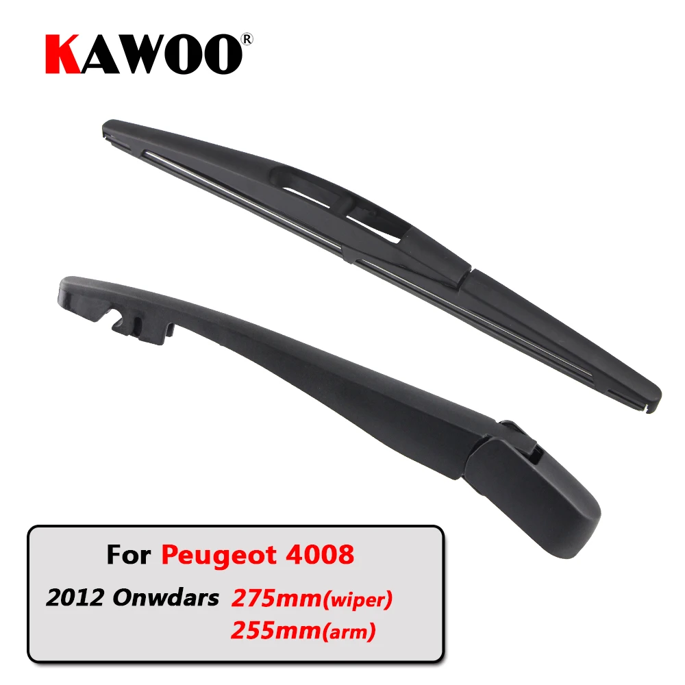 

KAWOO щетка заднего стеклоочистителя автомобиля лезвия заднего окна стеклоочистители рычаг для Peugeot 4008 хэтчбек (2012 года) 275 мм авто ветровое ст...