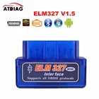 Bluetooth V1.5 или V2.1 Mini Elm327 obd2 сканер OBD Автомобильный диагностический инструмент считыватель кода для Android Windows Symbian английский