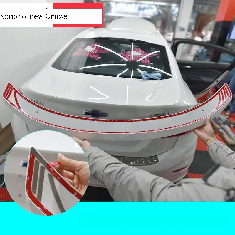 Формовочные аксессуары задний элерон автомобиля тюнинг оповещение авто спойлер