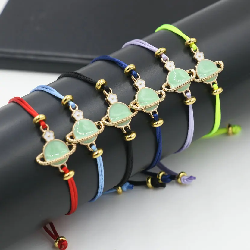 Счастливая красная веревочная нить струны кос для женщин браслет золото Цвет