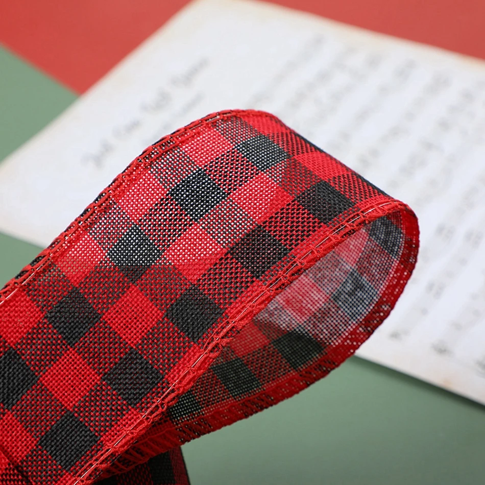 6 м/рулон винтажная блуза с красной ленты в шотландскую клетку для пошива одежды