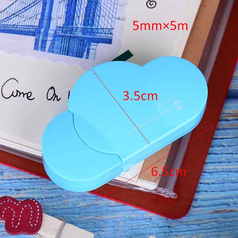 

Cartoon Candy Color Cloud Correction Tape School Chancery 5M Stationery Store Corrector Tape Creative Material For Kids