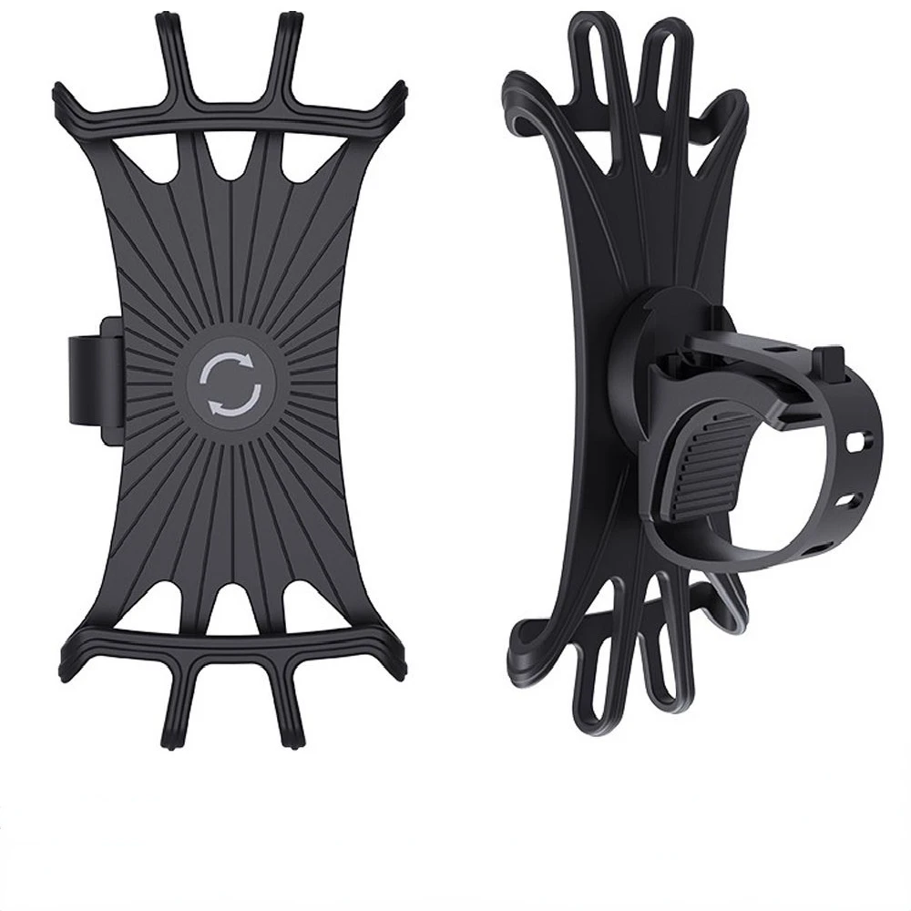 

1pc Bicycle Rack Rotatable MTB Phone Holder Silicone Bike Handlebar Stand Mount for IPhone Samsung Bicycle Accessories