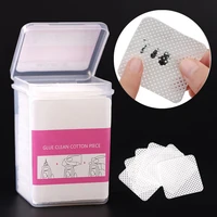 200 pcs lint free nail polish remover cotton pad uv gel cleaner paper pad hand napkin nails polish art cleaning manicure tool