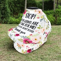 car seat canopy for baby no touching sign baby flower car seat covers infant stroller covers multiuse nursing covers