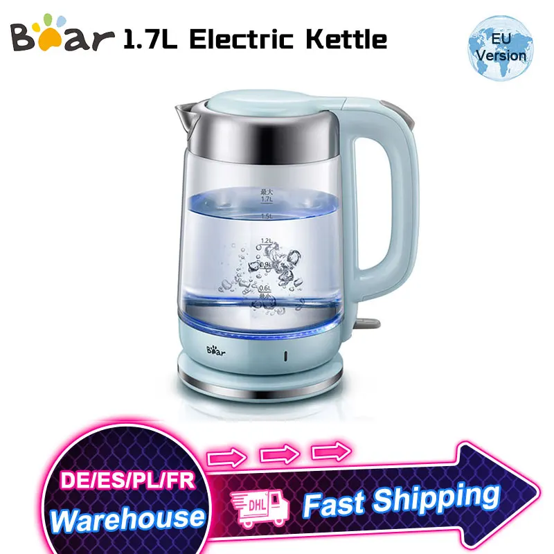 Медведь 1.7L Электрический чайник Смарт бойлер газовый котел водонагреватель