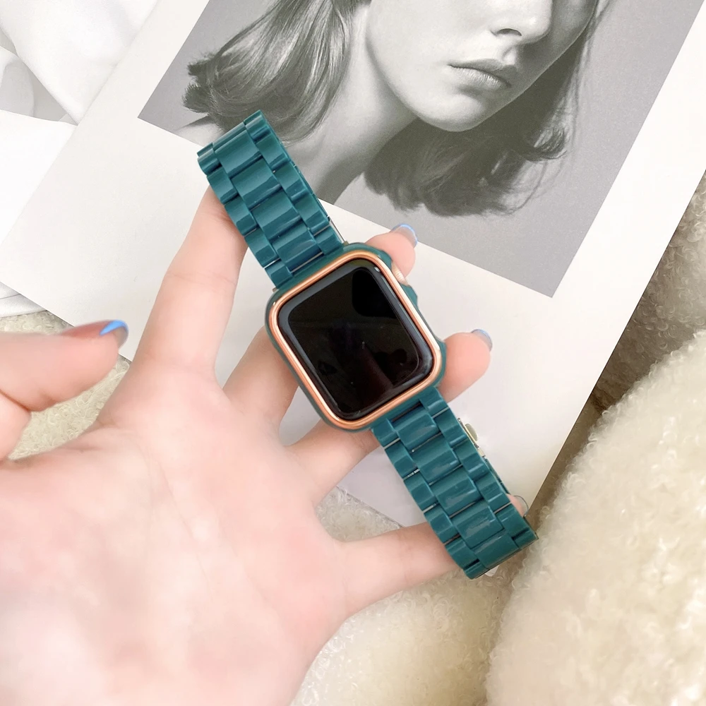Ремешок для Apple Watch Series se7 6 5 4 3 2 1 38/42 мм легкий сменный Браслет iWatch в повседневном