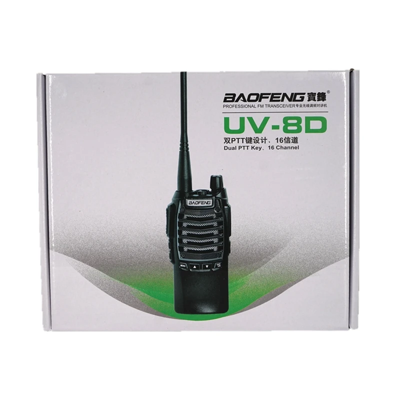 2 шт. 8 Вт BaoFeng UV-8D портативная рация PTT двухстороннее радио UV8D портативное CB Ham Радио Comunicador трансивер Interphone