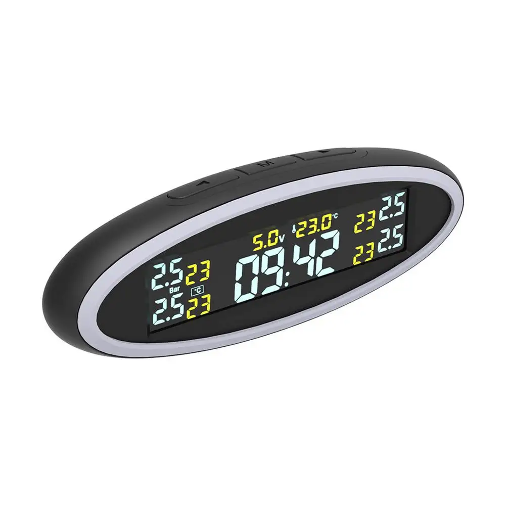 

Инструмент для определения давления и температуры в шинах Система контроля давления в шинах TPMS с цветным дисплеем OBD источник питания