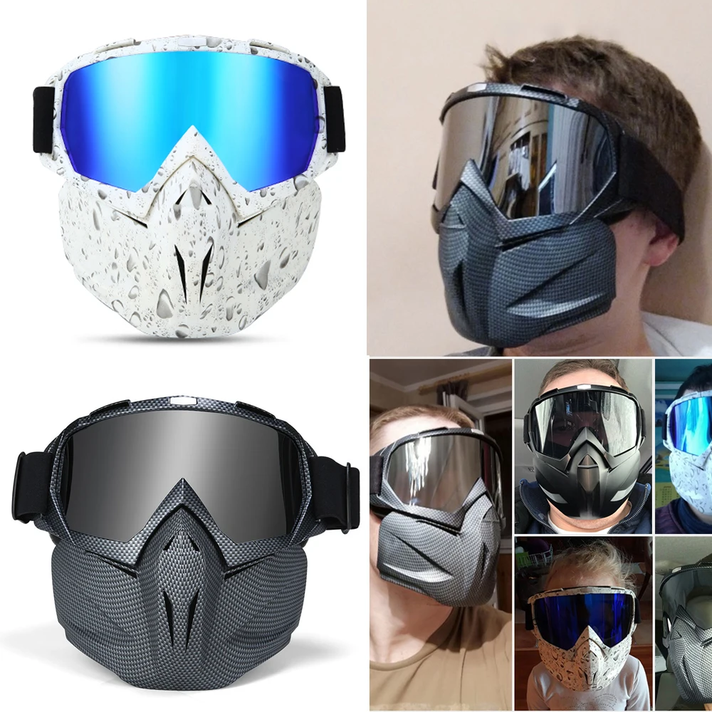 Очки мотоциклетные шлем для мотокросса съемные защита от УФ излучения Halley маска