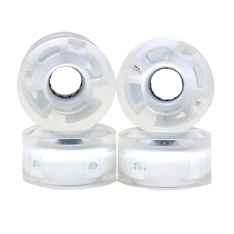 

4Pcs/Pack 58X32MM Flashing Roller Skates Wheel Inline LED Sliding Skating Wheel Roller Skate Wheels PU Wheel