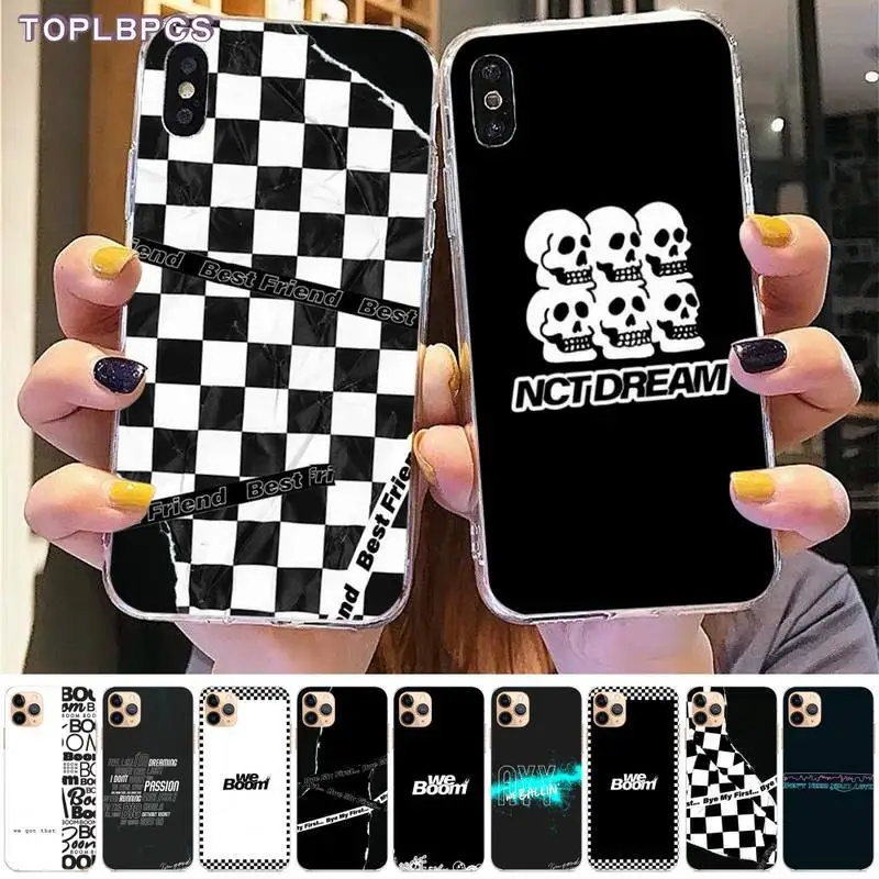 TOPLBPCS NCT DREAM We Boom Bling милый чехол для телефона iPhone 8 7 6 6S Plus X 5S SE 2020 XR 11 12 pro XS MAX|Бамперы|