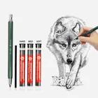 Ручка-карандаш с древесным углем, 4 мм, для рисования скетчей