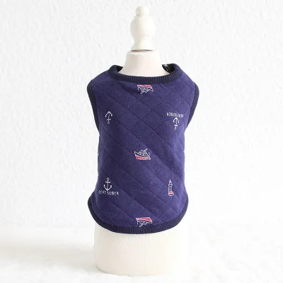 style H Одежда для собак Cub, мягкий хлопковый жилет для щенков, кошек, жилет с цветочным принтом для новорожденных маленьких собак/кошек, жилеты для чихуахуа, одежда для домашних животных XXS/XS - Цвет: style H