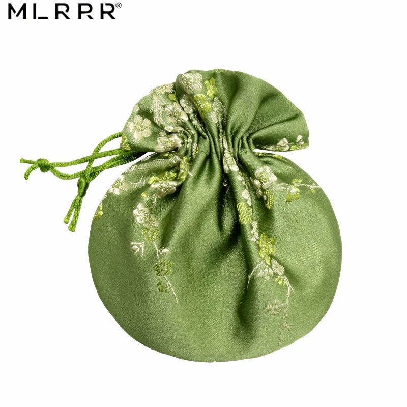 

Handmade Damask Embroidery Pouches Jewelry Bags(5 Pcs/set)