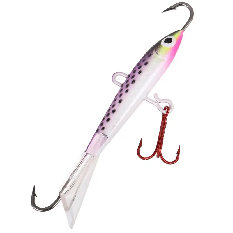 1 шт. зимняя приманка для ловли льда 3D глаза жесткая балансирующая рыбалки