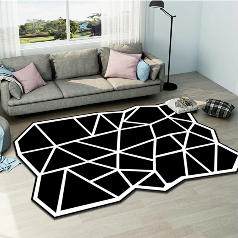 

Anti-slip Ring Door Mat Irregular Shape Carpet Bathroom Mat Can Be Cut Household Carpet Kitchen Mat Entrance Door Mat