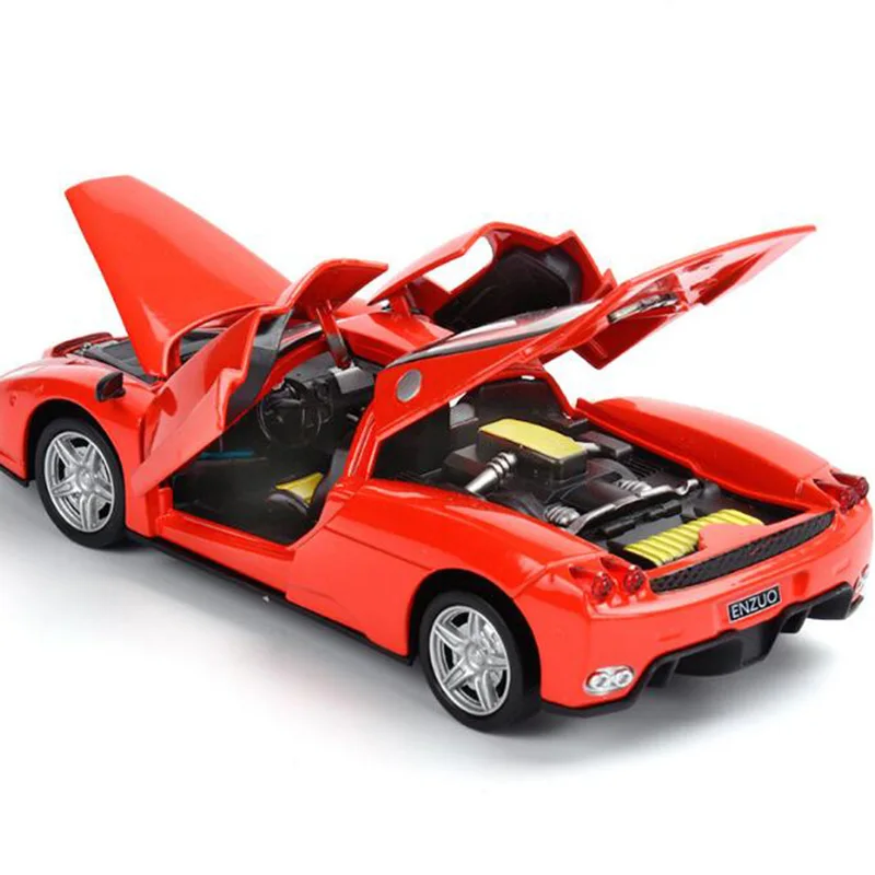 

1/32 scale toy car metal alloy die-casting car model ENZO sports racing back car adult model toy collection decoration