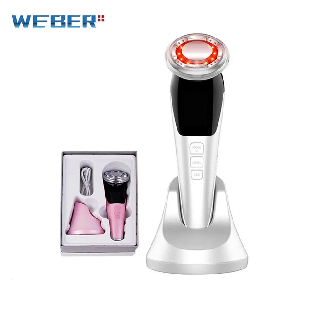 

Радиочастотное устройство для мезотерапии, радиочастотная светодиодная фотонная ручка для красоты лица, Электропорация, омоложение кожи л...