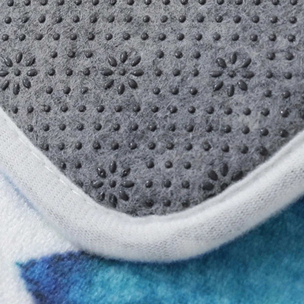 Круглые ковры с тропическим принтом для гостиной спальни ванной комнаты