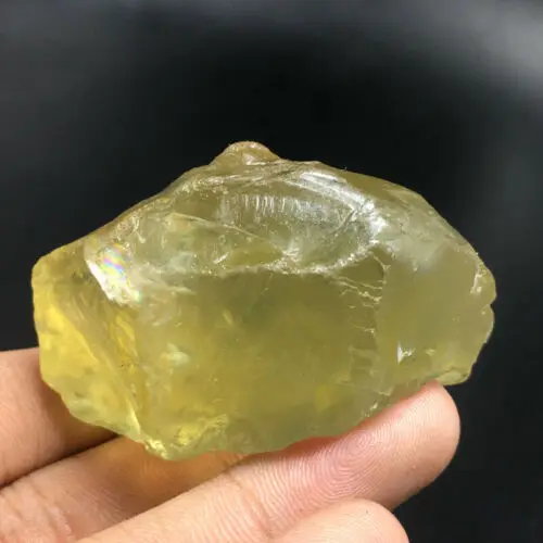 Образец натурального кристалла кварца желтый кристалл a2