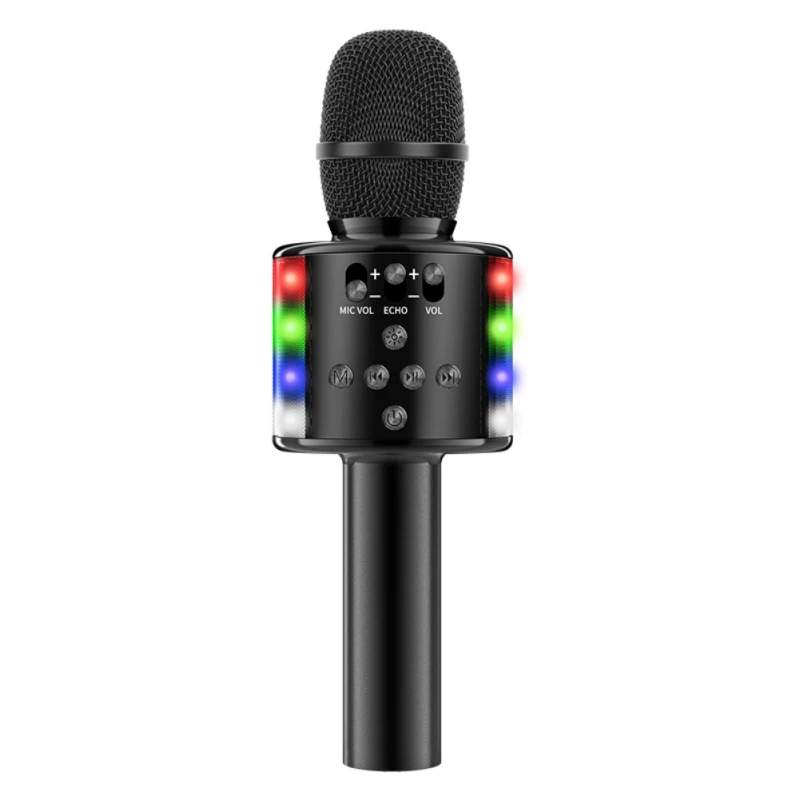 

D168- Equipped With Upgraded Wireless 4-in-1 Handheld Bluetooth Microphone With Built-in 1800mAh Lithium Battery Dropshipping