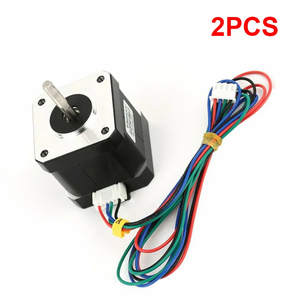 2 шт Шаговый двигатель комплект 1 8 градусов кабель для 3d принтера ЧПУ робот 4