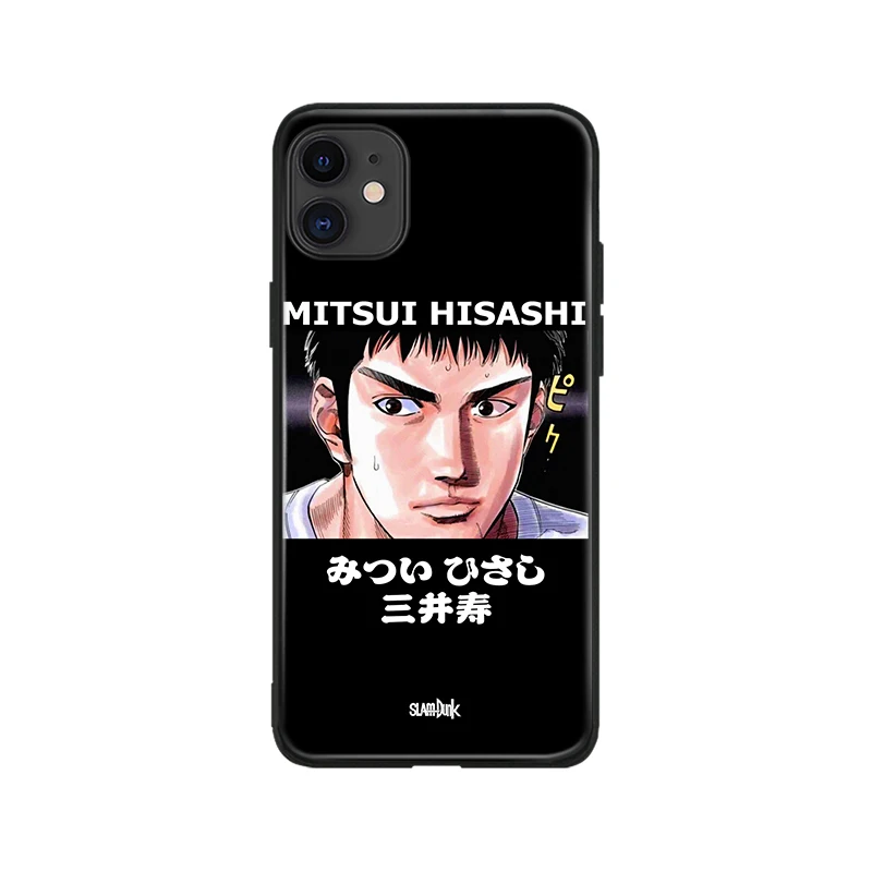 hisashi mitsui slam dunk phone case cover shell for iphone 6s 7 8 plus x xr xs 11 pro max samsung s note 8 9 10 20 plus ultra free global shipping