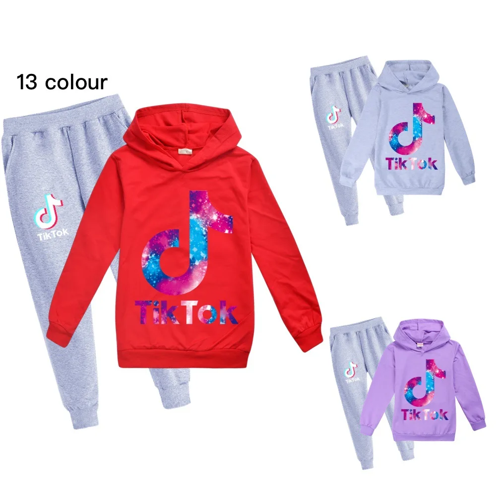 

Spring Autumn Baby Boys Girls Cotton Clothes Children Letter Hooded Pants 2Pcs/sets Kids Fashion Toddler Casual Tracksuits 2-16Y