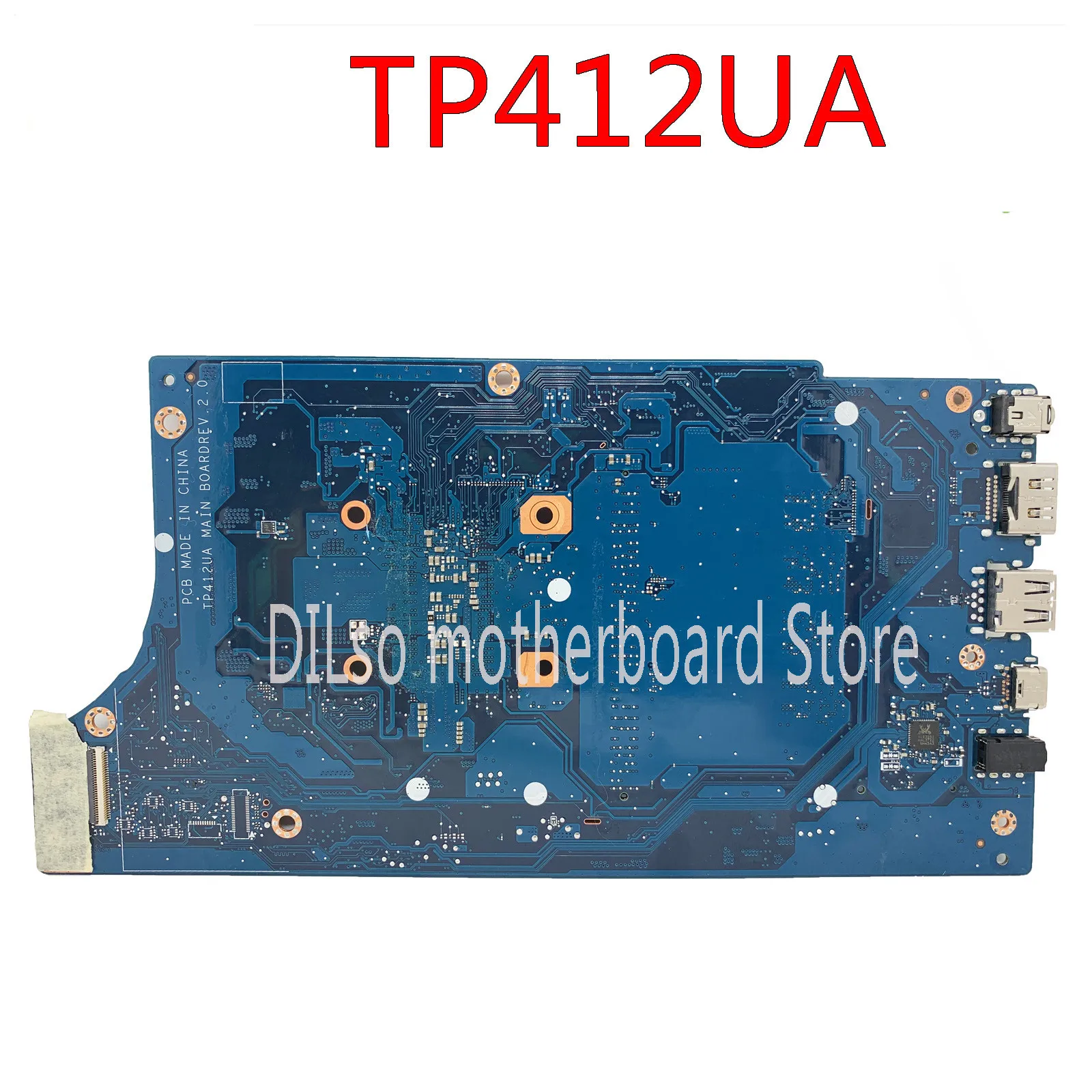 

KEFU TP412UA Mainboard For ASUS VivoBook Flip14 TP412U Laptop Motherboard I7-8550U 4G RAM 100% Test