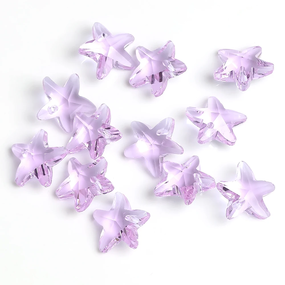 20 шт. стеклянные бусины ZHUBI с пятиконечной звездой 14 мм|lot rhinestone|lot lotcrystal lot |