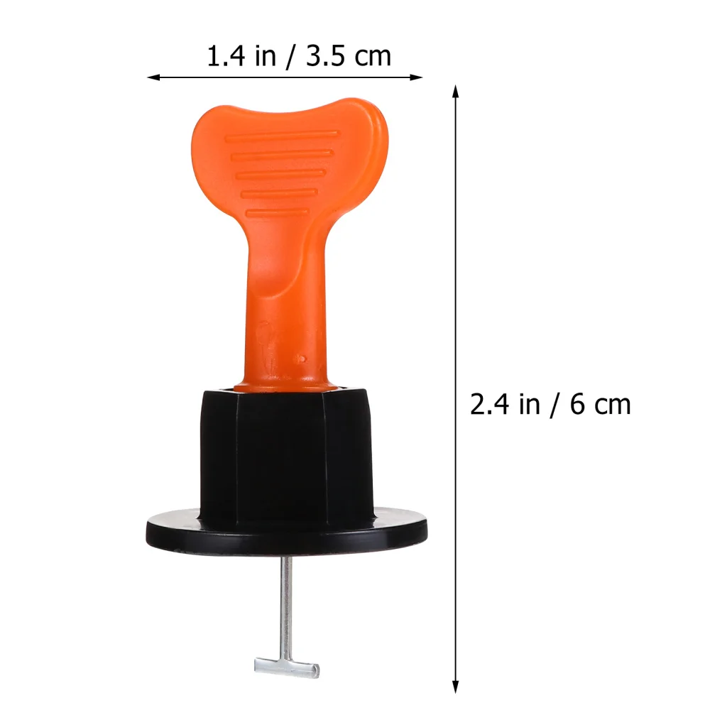 

100 Pcs Tile Spacer Wall Tile Leveling System Leveler Locator Tool Accessories