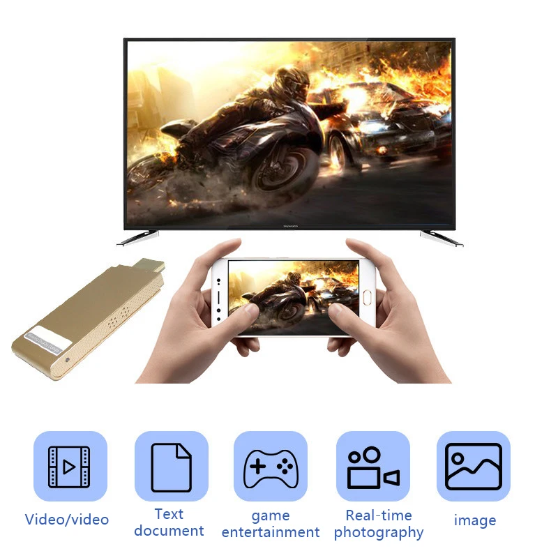Адаптер для беспроводного дисплея HDMI TV Stick зеркальное отображение экрана