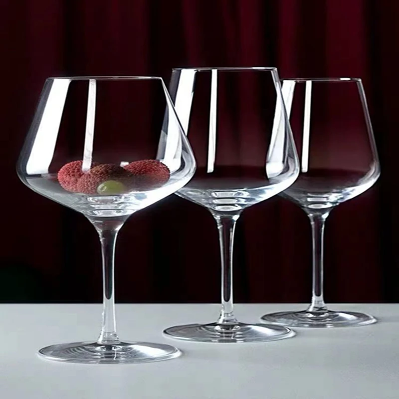 

2pcs/Imported Crystal Glass Wine Glass Goblet Goblet Set Family Top Grade Wine Glass and Wine Set Lettering