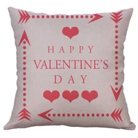 cushion cover valentines gift cover decor day pillow cushion 18 cotton linen home sofa case