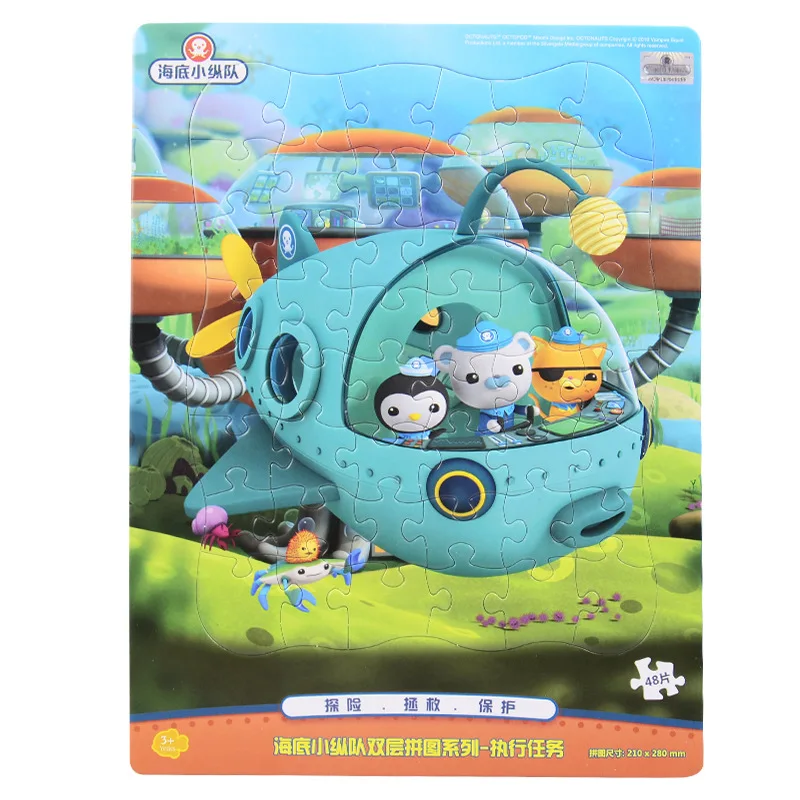 Toy-головоломка Octonauts для детей 24/48 шт./компл. раннего образования детские игрушки