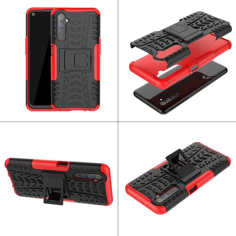kickstand armor case for oppo realme x2 x xt k3 reno 2 3 5 6 7 pro 5i 6i 7i c2 c3 c11 c15 c17 shockproof cover realme 6 pro case free global shipping