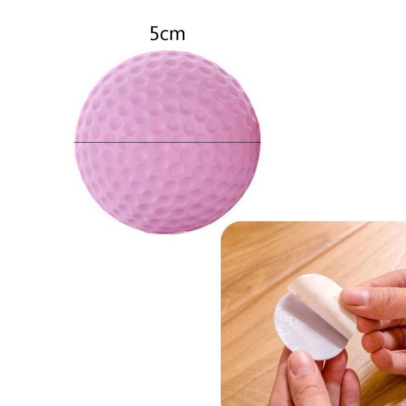 

1PCS Home Wall Thickening Mute Door Fenders Golf Styling Rubber Fender Handle Door Lock Protective Pad Protection Wall Sticker