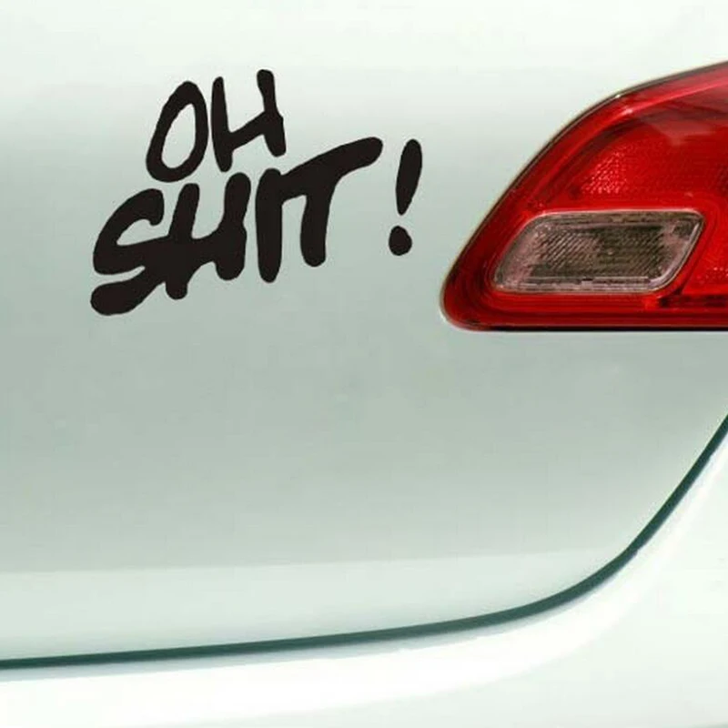 Высококачественные забавные светоотражающие автомобильные наклейки BEMOST О х!