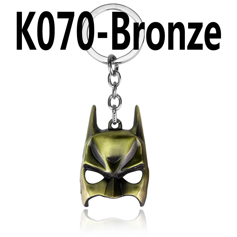 Bronze Горячая серия фильмов Бэтмен Риддлер брелок с джокером высокое качество цинковый сплав мини брелок «Джокер» для женщин мужчин фильм Ювелирные изделия Подарки - Цвет: Bronze