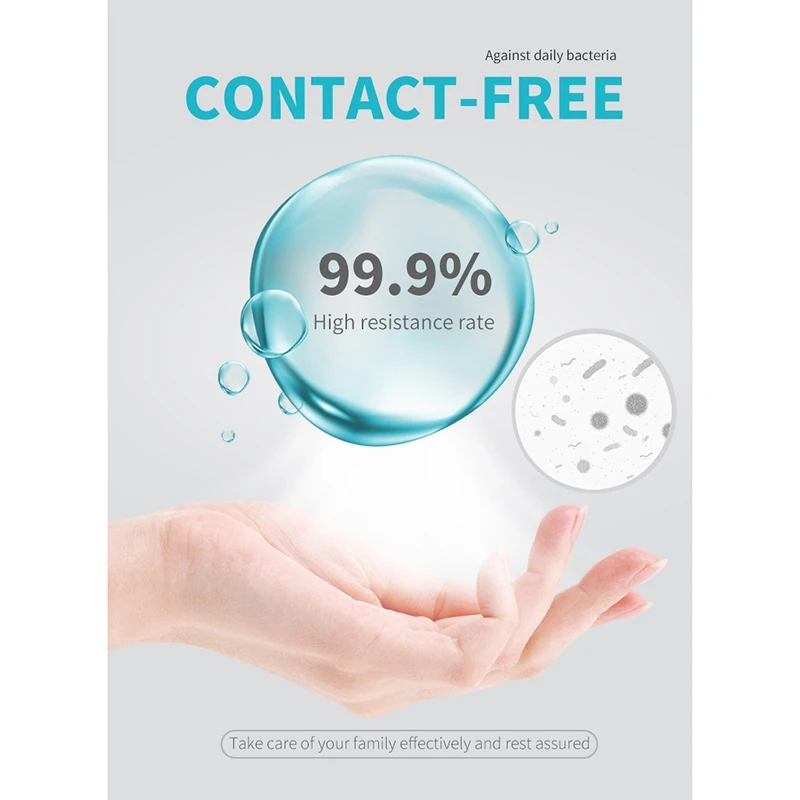 

Automatic Sterilizers Alcohol Sprayer Infrared Induction ligent Soap Dispenser Non-Contact Wall Mounted 1100ML