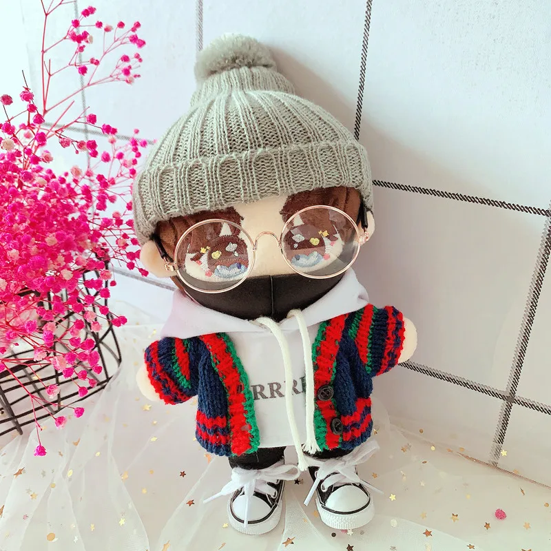 

[MYKPOP]KPOP Doll's Clothes and Accessories: Fashion Autumn Winter Clothes Set 6pcs for 20cm dolls (without doll) SA20091101