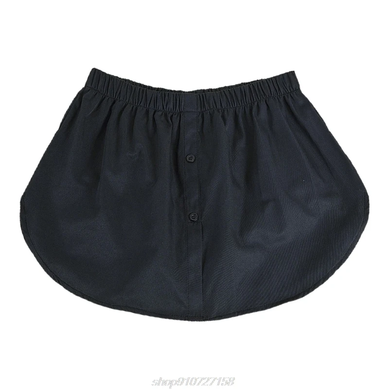 

Winter Layering A-Line False Hem Split Front Button Fake Top Lower Sweep Skirt Half-Length High Waist Detachable M24 21 Dropship