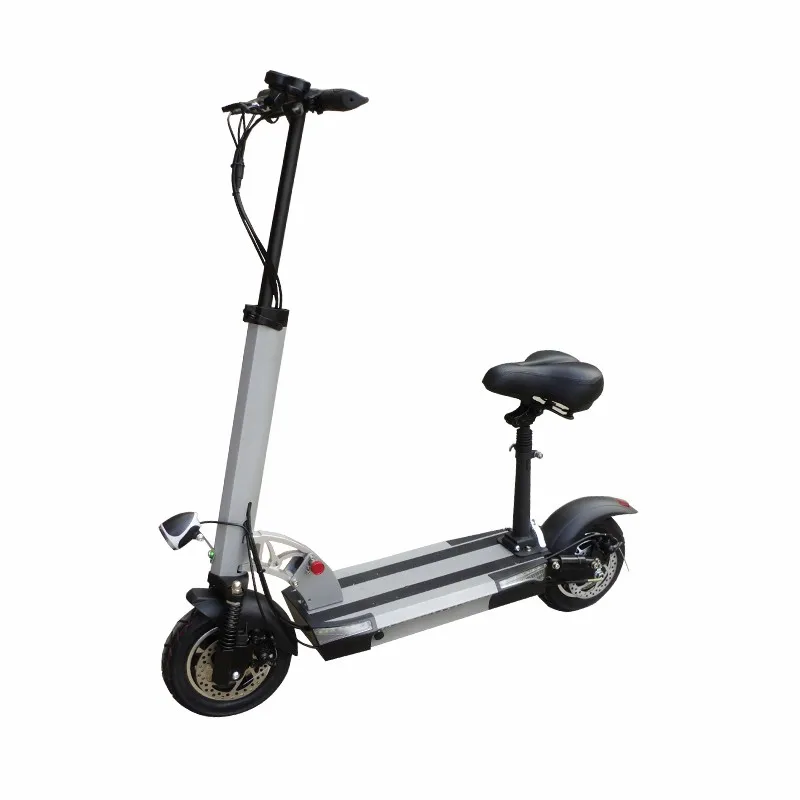 

Electric Scooter 48V 800W Long distance 100km 10inch Motor Wheel e scooter Seat Adult kick Li Battery folding patinete electrico