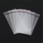 Прозрачные самоклеящиеся целлофановые пакеты разного размера, Самоуплотняющиеся маленькие пластиковые пакеты для конфет, упаковочный многоразовый пакет, 100 шт.