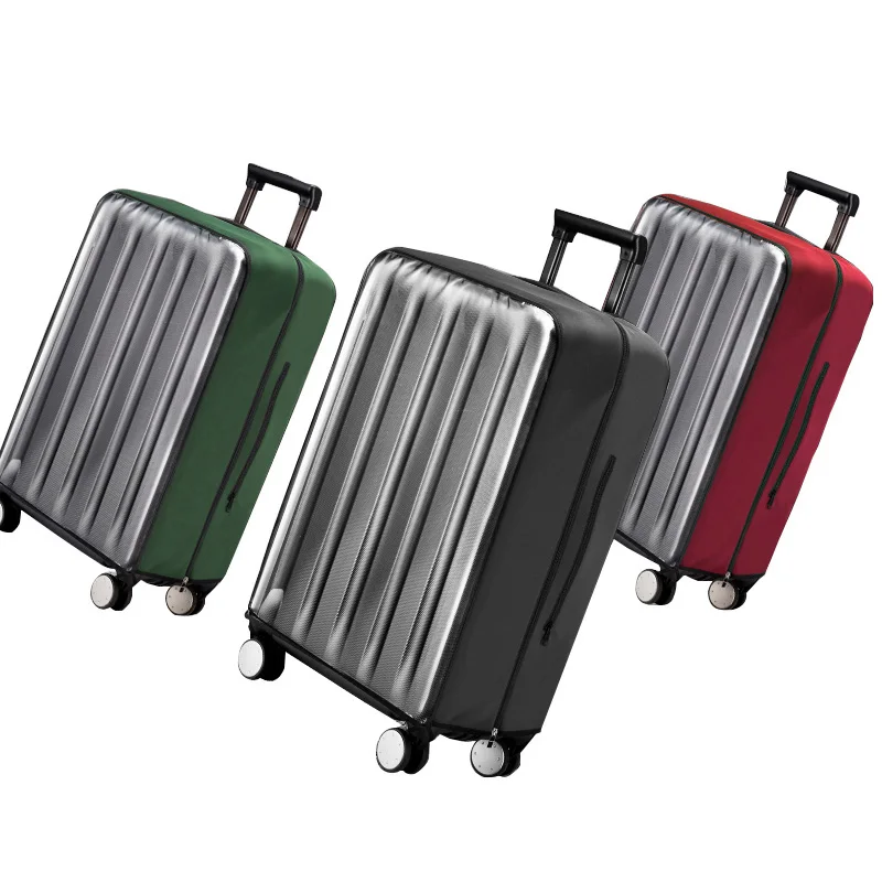 PVC Transparent Suitcase Luggage Cover Elastic Case Covers For 19-32 Trolley Baggage Dust Protective Travel Accessories | Багаж и сумки