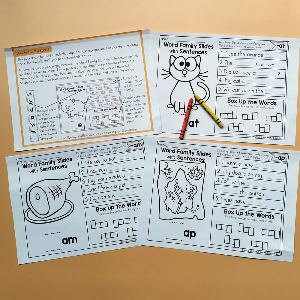 127 страниц слова семья слайды бумажные дошкольные домашние задачи на английском