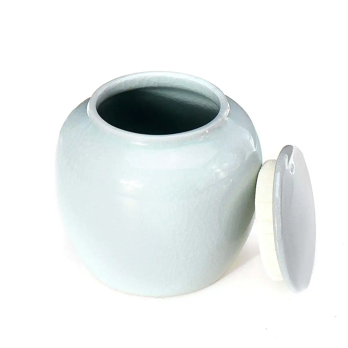 

Casket Funeral Pet Blue Glaze Ceramic Funeral for Pet Cremation Urn Pets Urns Cremation-Urn Memorial Ashes-Holder