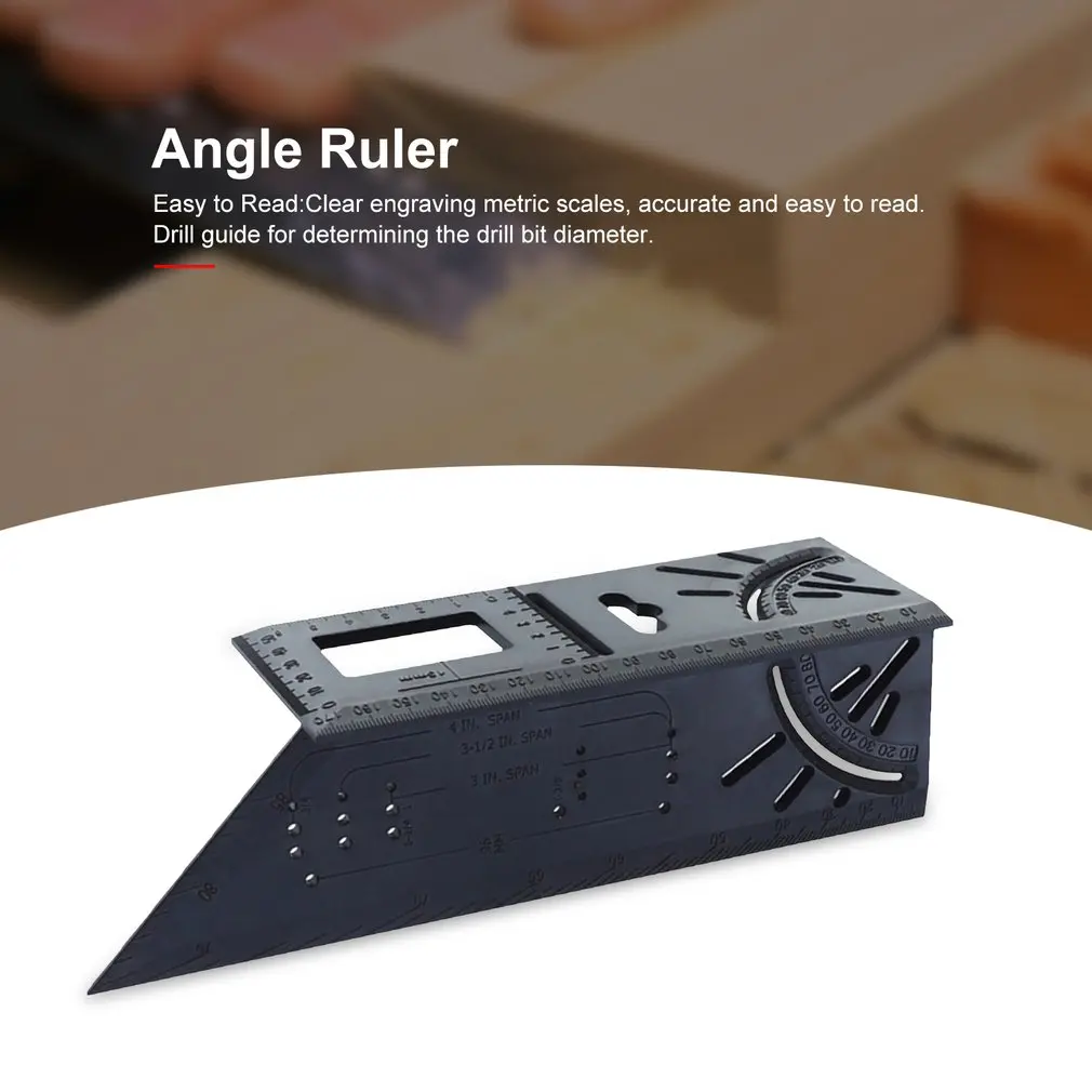 3D Mitre угловая измерительная линейка Scribe Mark Line Gauge Carpenter квадратная раскладка Miter 45