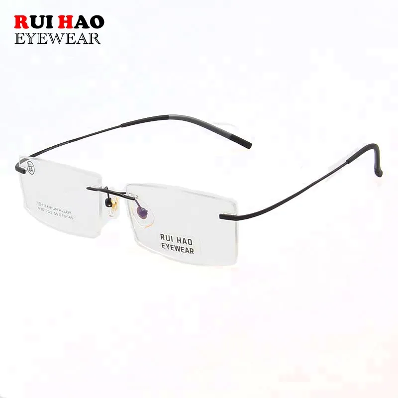 Оправы для очков классические бизнес титановые оправа при близорукости Модные